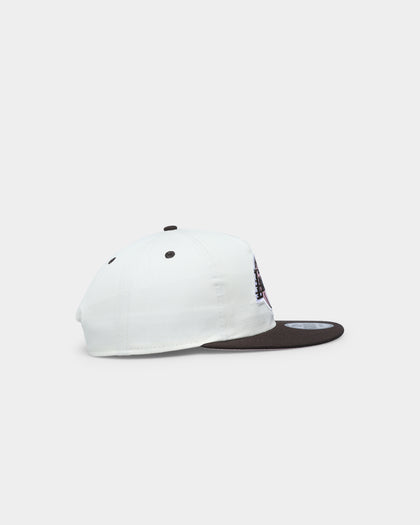 New Era Los Angeles Lakers 'Neopolitan' Golfer Snapback Chrome White/Walnut/Pink