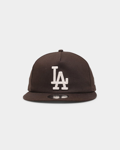 New Era Los Angeles Dodgers 'Chain Stitch' Golfer Snapback Walnut