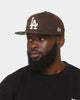 New Era Los Angeles Dodgers 'Chain Stitch' Golfer Snapback Walnut