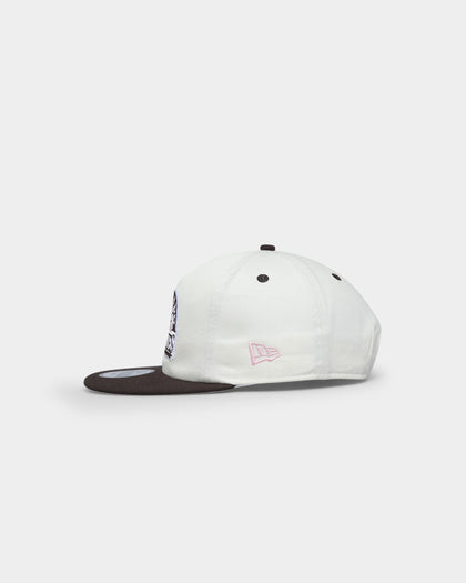 New Era Colorado Rockies 'Neopolitan' Golfer Snapback Chrome White/Walnut/Pink