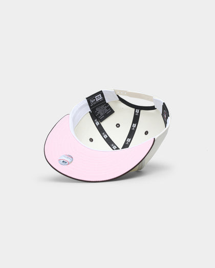 New Era Colorado Rockies 'Neopolitan' Golfer Snapback Chrome White/Walnut/Pink