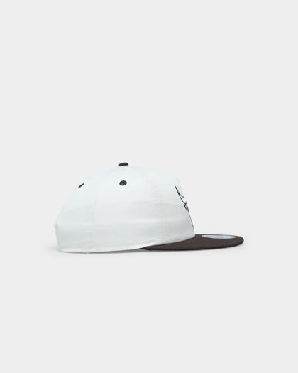 New Era Chicago Bulls 'Neopolitan' Golfer Snapback Chrome White/Walnut/Pink
