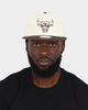 New Era Chicago Bulls 'Neopolitan' Golfer Snapback Chrome White/Walnut/Pink