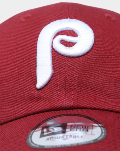 New Era Philadelphia Phillies 'Washed Cardinal' Casual Classic Strapback Original Team Colours
