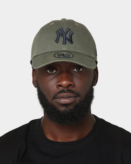 New Era New York Yankees 'Washed Olive' Casual Classic Strapback Olive Green
