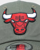 New Era Chicago Bulls 'Washed Olive' Casual Classic Strapback Olive Green
