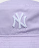 New Era New York Yankees Q122 Bucket Hat Pastel Lilac