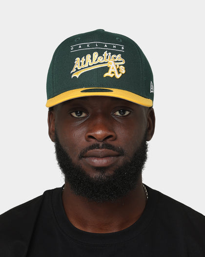 New Era Oakland Athletics 'Original Team Colours' Q122 9FIFTY Original Fit Snapback Green/Yellow