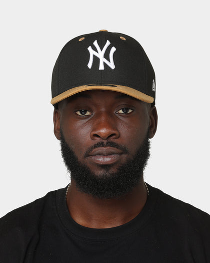 New Era New York Yankees Original Fit 9FIFTY Snapback Black/Wheat