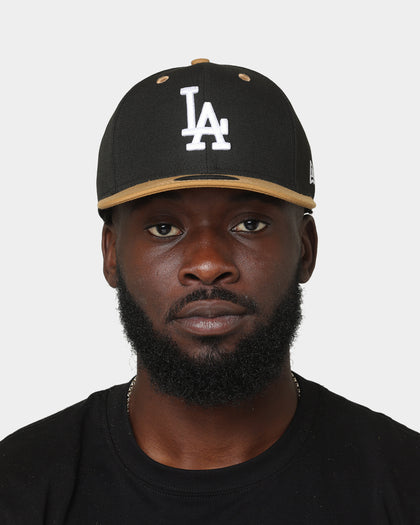 New Era Los Angeles Dodgers Original Fit 9FIFTY Snapback Black/Wheat