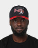 New Era Atlanta Braves Line Script Q122 9FIFTY Original Fit OTC/Black/Red