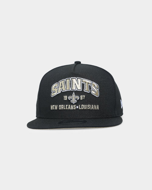 New Era New Orleans Saints 'Arch Script' 9FIFTY A-Frame Snapback Original Team Colours