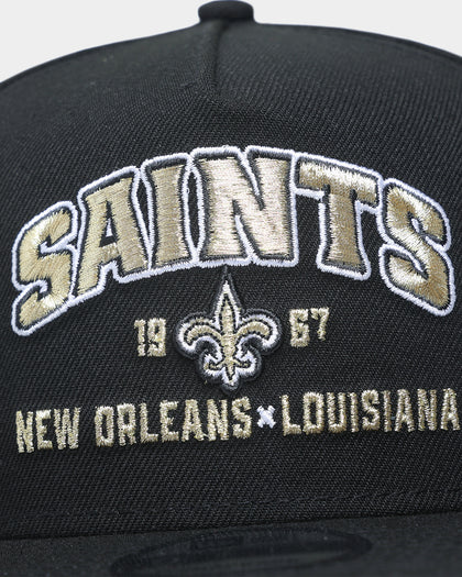 New Era New Orleans Saints 'Arch Script' 9FIFTY A-Frame Snapback Original Team Colours