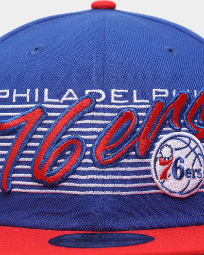 New Era Philadelphia 76ers 'Retro Script' Original Fit 9FIFTY® Snapback OTC