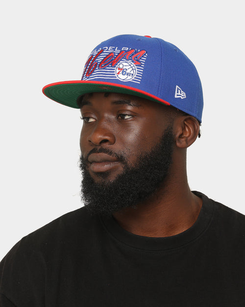 New Era Philadelphia 76ers 'Retro Script' Original Fit 9FIFTY® Snapback OTC