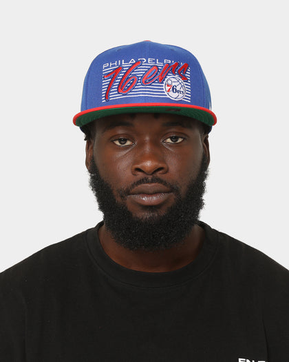 New Era Philadelphia 76ers 'Retro Script' Original Fit 9FIFTY® Snapback OTC