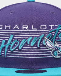 New Era Charlotte Hornets 'Retro Script' Original Fit 9FIFTY® Snapback OTC