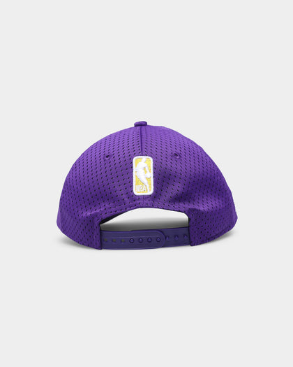 New Era Los Angeles Lakers 'Dashmark Mesh' 9FORTY Snapback OTC Purple
