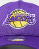New Era Los Angeles Lakers 'Dashmark Mesh' 9FORTY Snapback OTC Purple