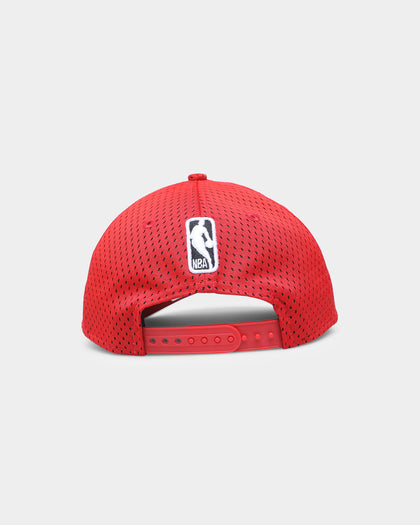 New Era Atlanta Hawks 'Dashmark Mesh' 9FORTY Snapback OTC Red