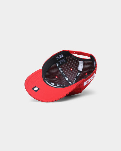 New Era Atlanta Hawks 'Dashmark Mesh' 9FORTY Snapback OTC Red