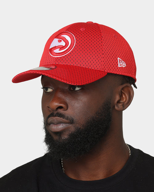 New Era Atlanta Hawks 'Dashmark Mesh' 9FORTY Snapback OTC Red