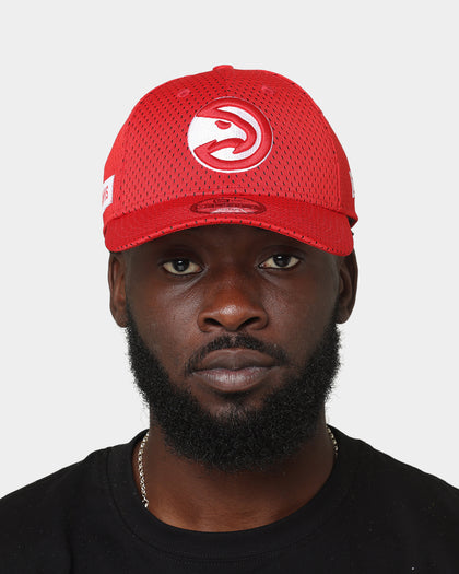 New Era Atlanta Hawks 'Dashmark Mesh' 9FORTY Snapback OTC Red