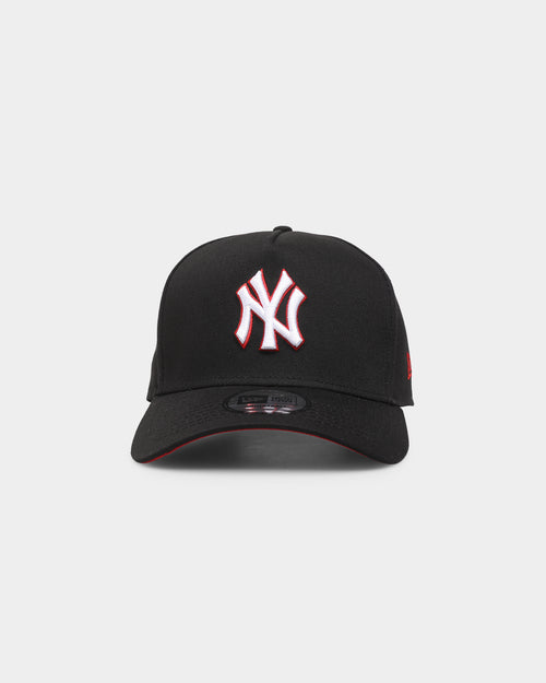 New Era New York Yankees 9FORTY K-Frame Snapback Black/Scarlet