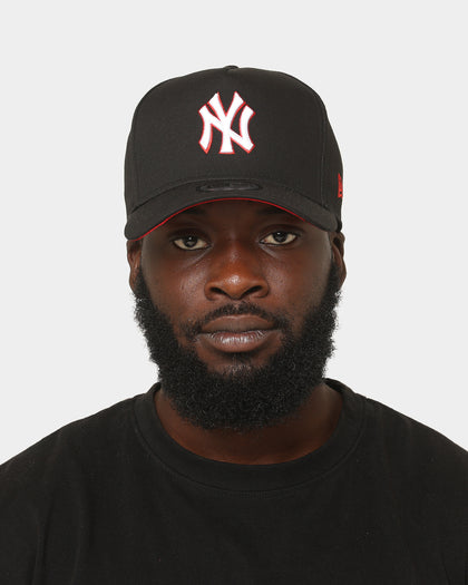 New Era New York Yankees 9FORTY K-Frame Snapback Black/Scarlet