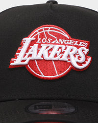 New Era Los Angeles Lakers 9FORTY K-Frame Snapback Black/Scarlet