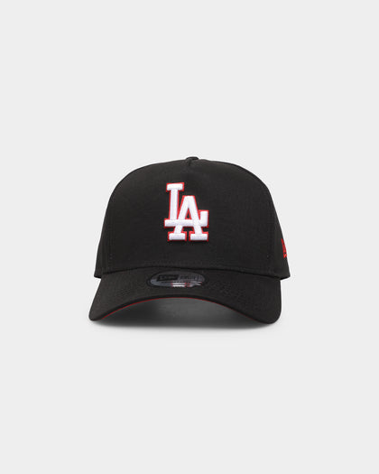 New Era Los Angeles Dodgers 9FORTY K-Frame Snapback Black/Scarlet