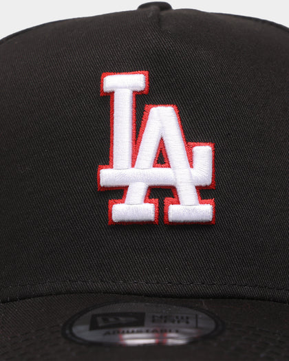 New Era Los Angeles Dodgers 9FORTY K-Frame Snapback Black/Scarlet