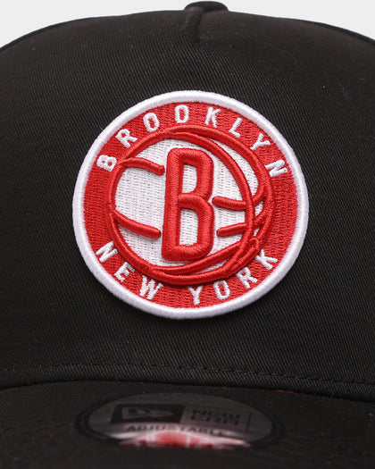 New Era Brooklyn Nets 9FORTY K-Frame Snapback Black/Scarlet
