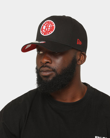 New Era Brooklyn Nets 9FORTY K-Frame Snapback Black/Scarlet