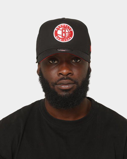 New Era Brooklyn Nets 9FORTY K-Frame Snapback Black/Scarlet