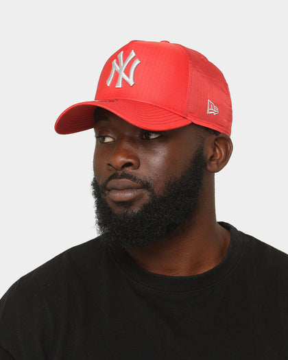 New Era New York Yankees 'Ripstop' 9FORTY A-Frame Snapback Scarlet