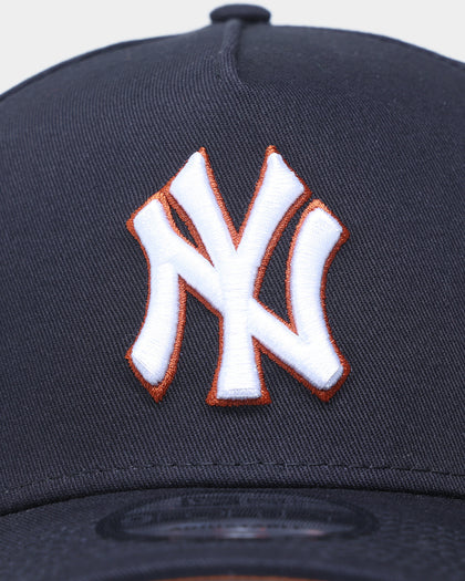 New Era New York Yankees 9FORTY A-Frame Snapback Navy/Rust