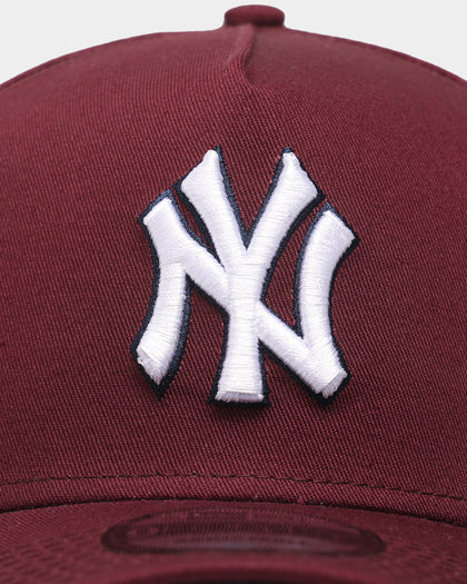 New Era New York Yankees 9FORTY A-Frame Snapback Maroon/Navy/White