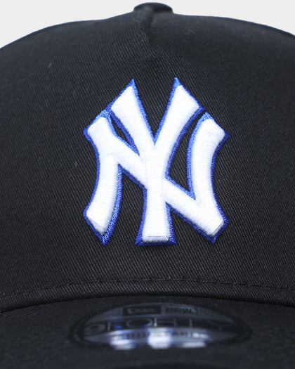New Era New York Yankees 'Black Royal' 9FORTY A-Frame Snapback Black/Royal/White