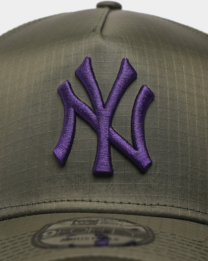New Era New York Yankees 'Ripstop' 9FORTY A-Frame Snapback Olive/Purple