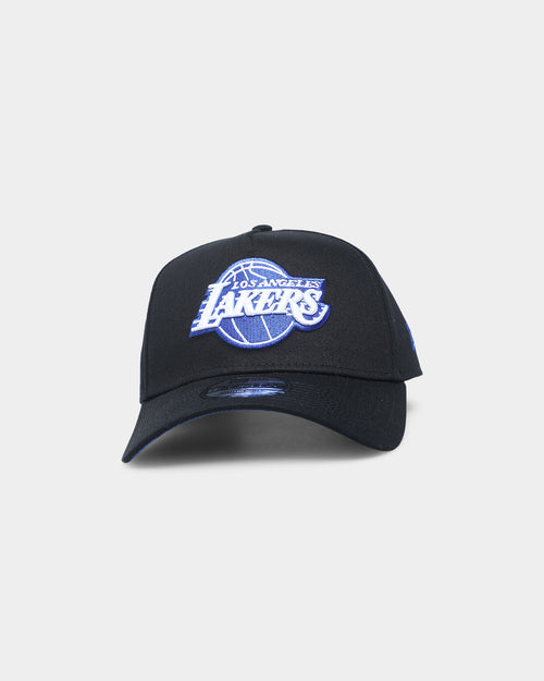 New Era Los Angeles Lakers 'Black Royal' 9FORTY A-Frame Snapback Black/Royal/White
