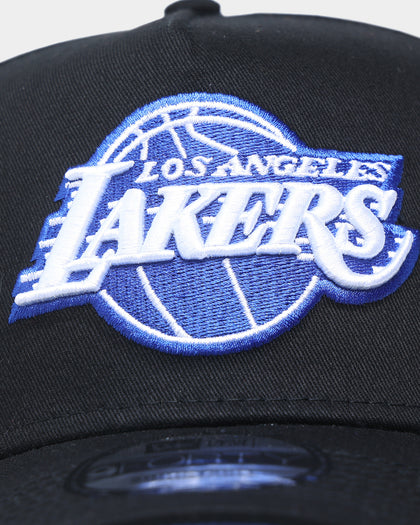 New Era Los Angeles Lakers 'Black Royal' 9FORTY A-Frame Snapback Black/Royal/White