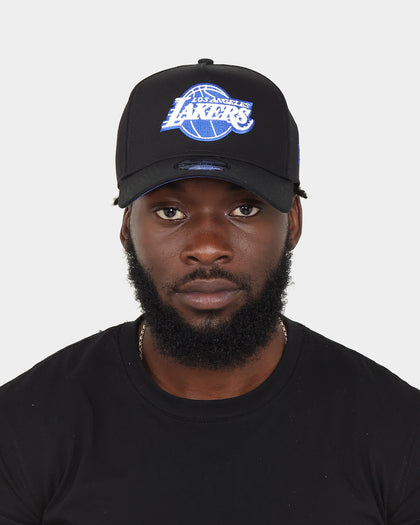 New Era Los Angeles Lakers 'Black Royal' 9FORTY A-Frame Snapback Black/Royal/White