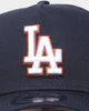 New Era Los Angeles Dodgers 9FORTY A-Frame Snapback Navy/Rust