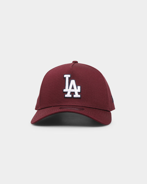 New Era Los Angeles Dodgers 9FORTY A-Frame Snapback Maroon/Navy/White