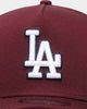 New Era Los Angeles Dodgers 9FORTY A-Frame Snapback Maroon/Navy/White