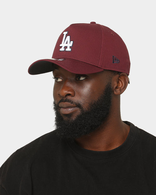 New Era Los Angeles Dodgers 9FORTY A-Frame Snapback Maroon/Navy/White