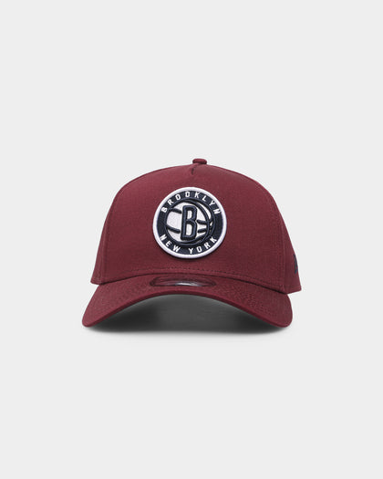 New Era Brooklyn Nets 9FORTY A-Frame Snapback Maroon/Navy/White