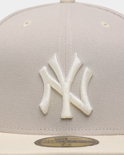 New Era New York Yankees 59FIFTY Fitted Stone/White