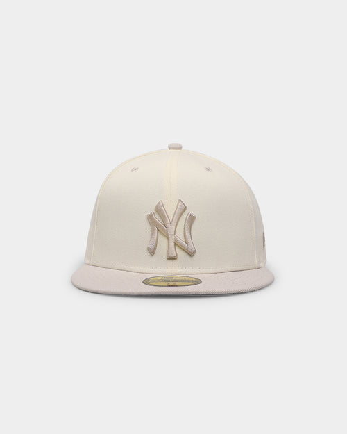 New Era New York Yankees 59FIFTY Fitted Chrome White